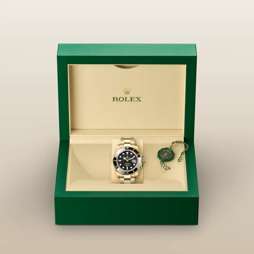RLX SUBMARINER GOUD/ZWART