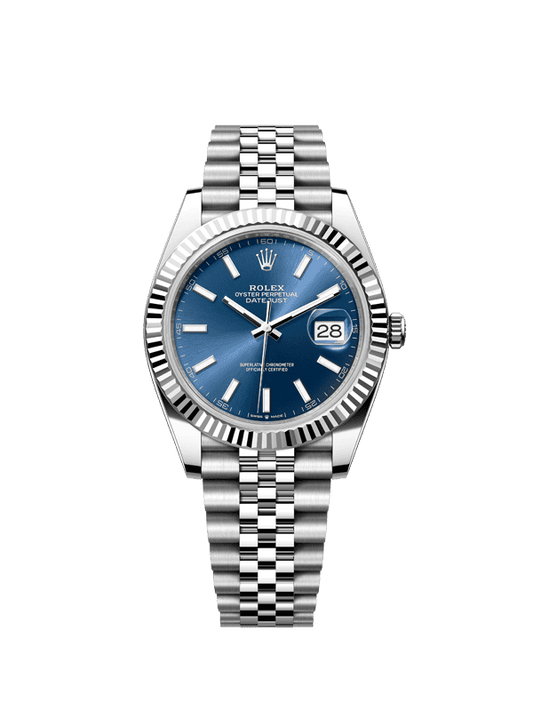 RLX DATEJUST SILVER/BLUE